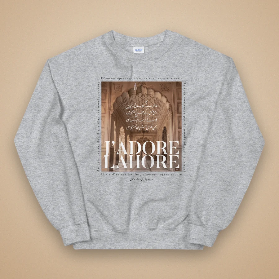 The J'adore Lahore sweatshirt